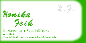 monika feik business card